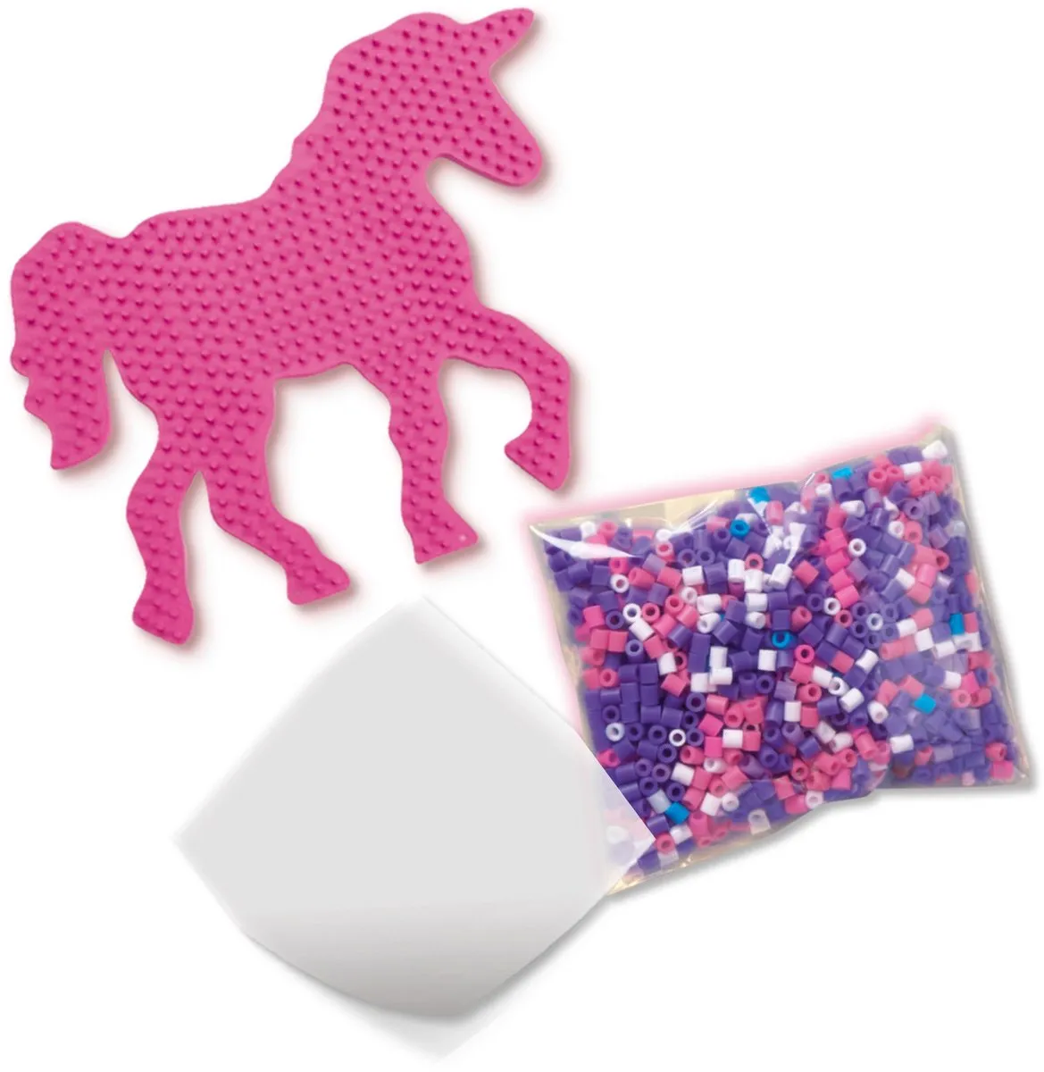 SES Creative Beedz Unicorn Strijkkralen - 1200 Stuks - 8 Kleuren