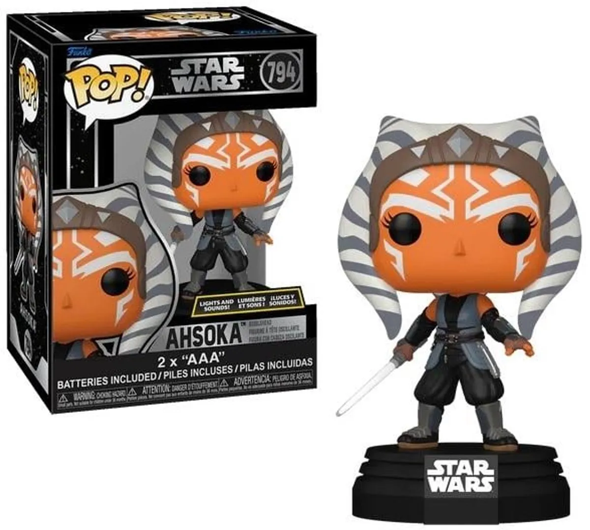 Funko Pop! Star Wars Ahsoka #794 Lights and Sounds - Multicolor