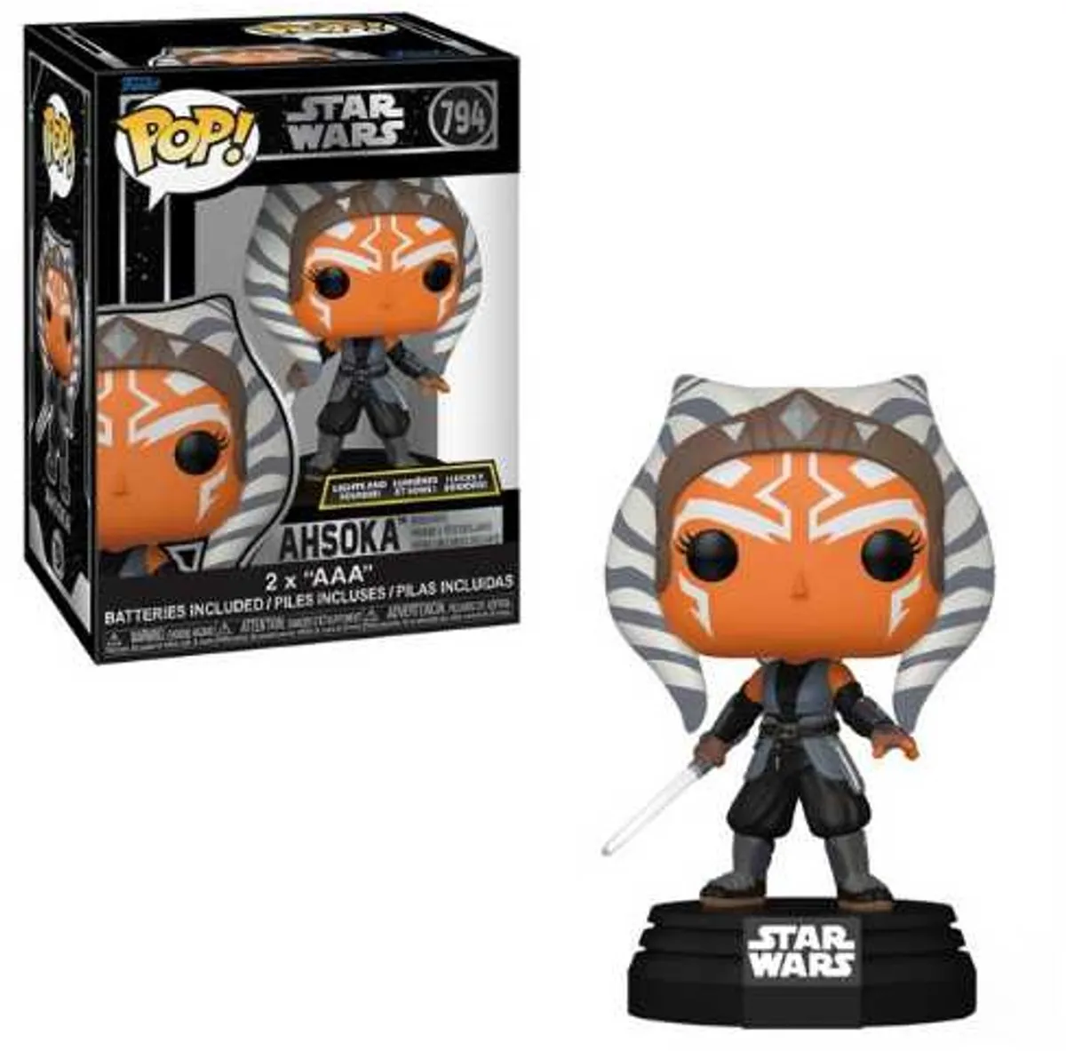 Funko Pop! Star Wars Ahsoka #794 Lights and Sounds - Multicolor - afbeelding 6 van 6