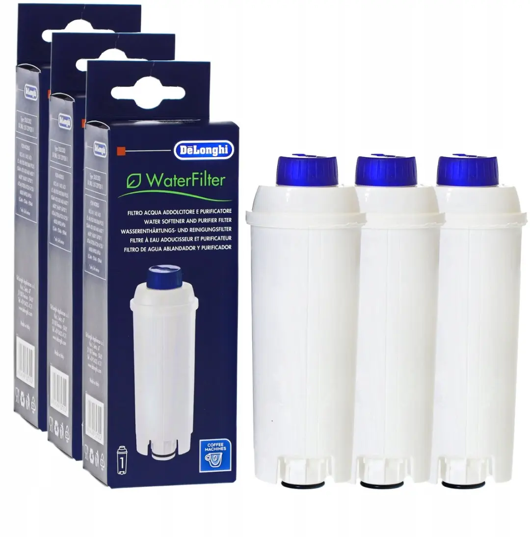 3x Waterfilter voor DeLonghi Espressomachines