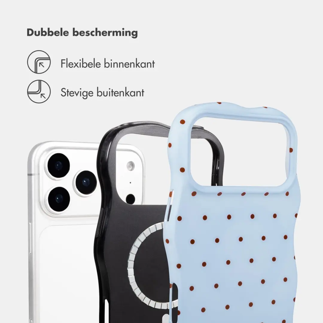 Selencia Hoesje iPhone 17 Pro Lichtblauw - MagSafe