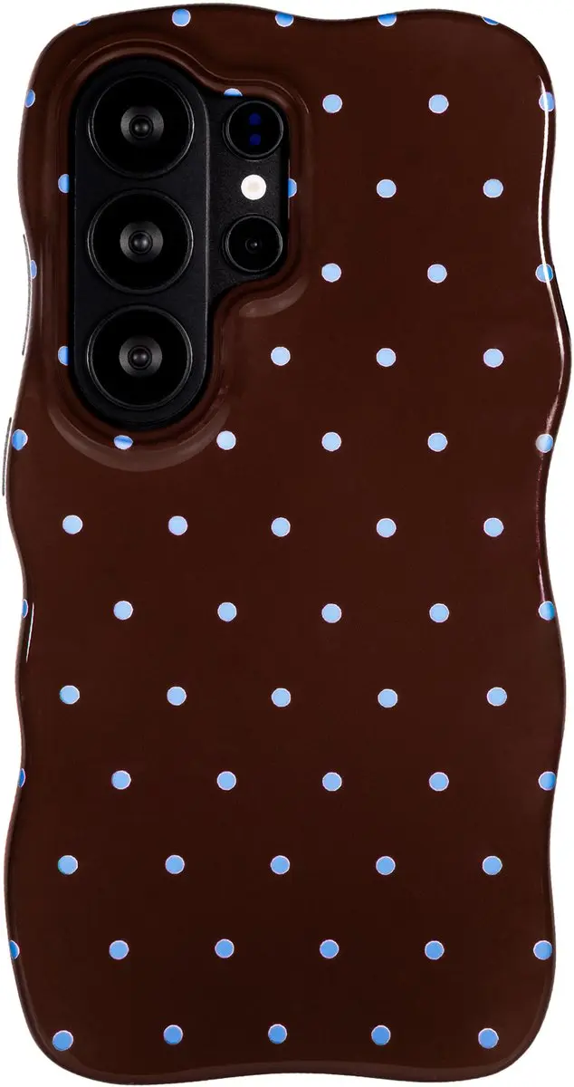 Selencia Wavy Backcover Hoesje S26 Ultra