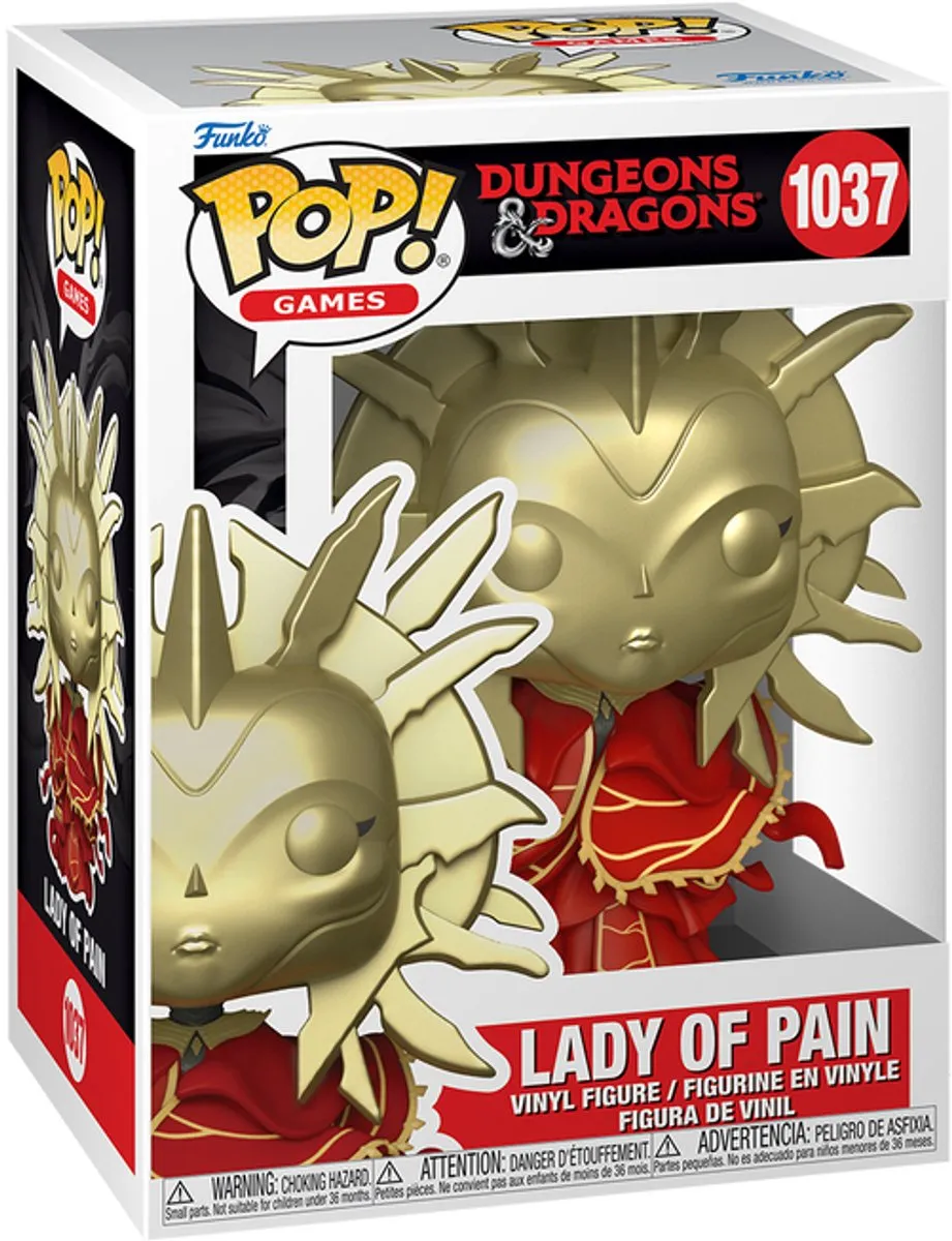 Funko POP 83722 Lady of Pain Dungeons & Dragons - Goud/Rood