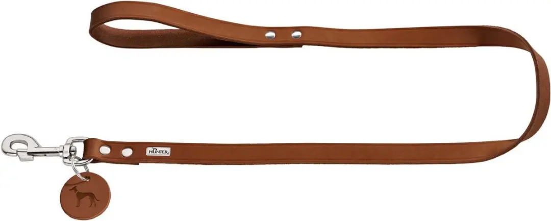 Hunter Looplijn Leder Cognac