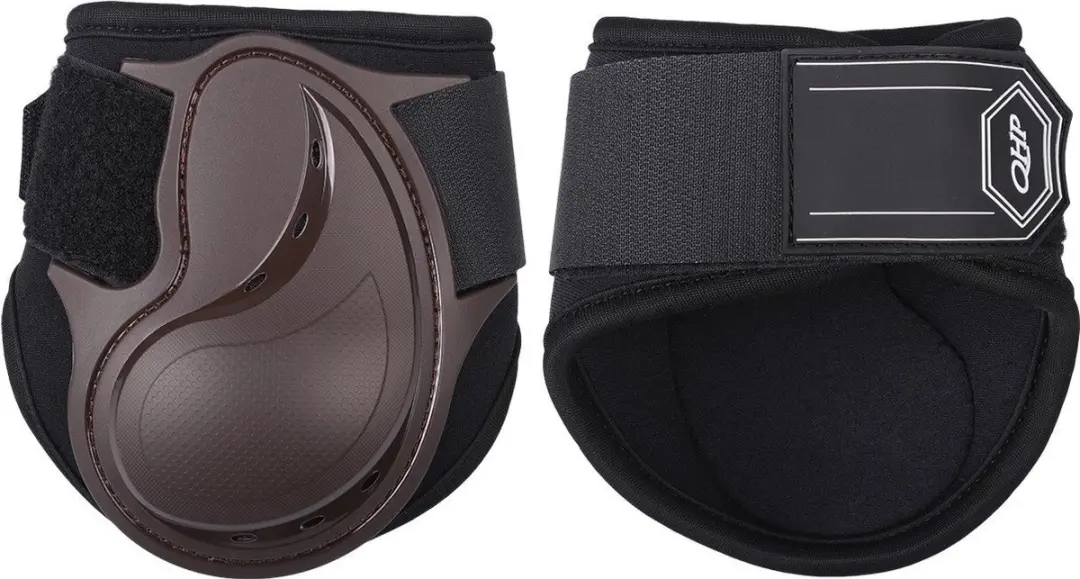 QHP Strijklappen Champ Navy Pony - 2 Stuks