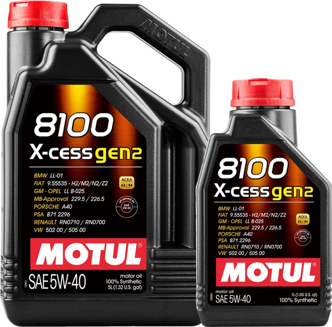 Motul 8100 X-Cess Gen2 5W40 5L