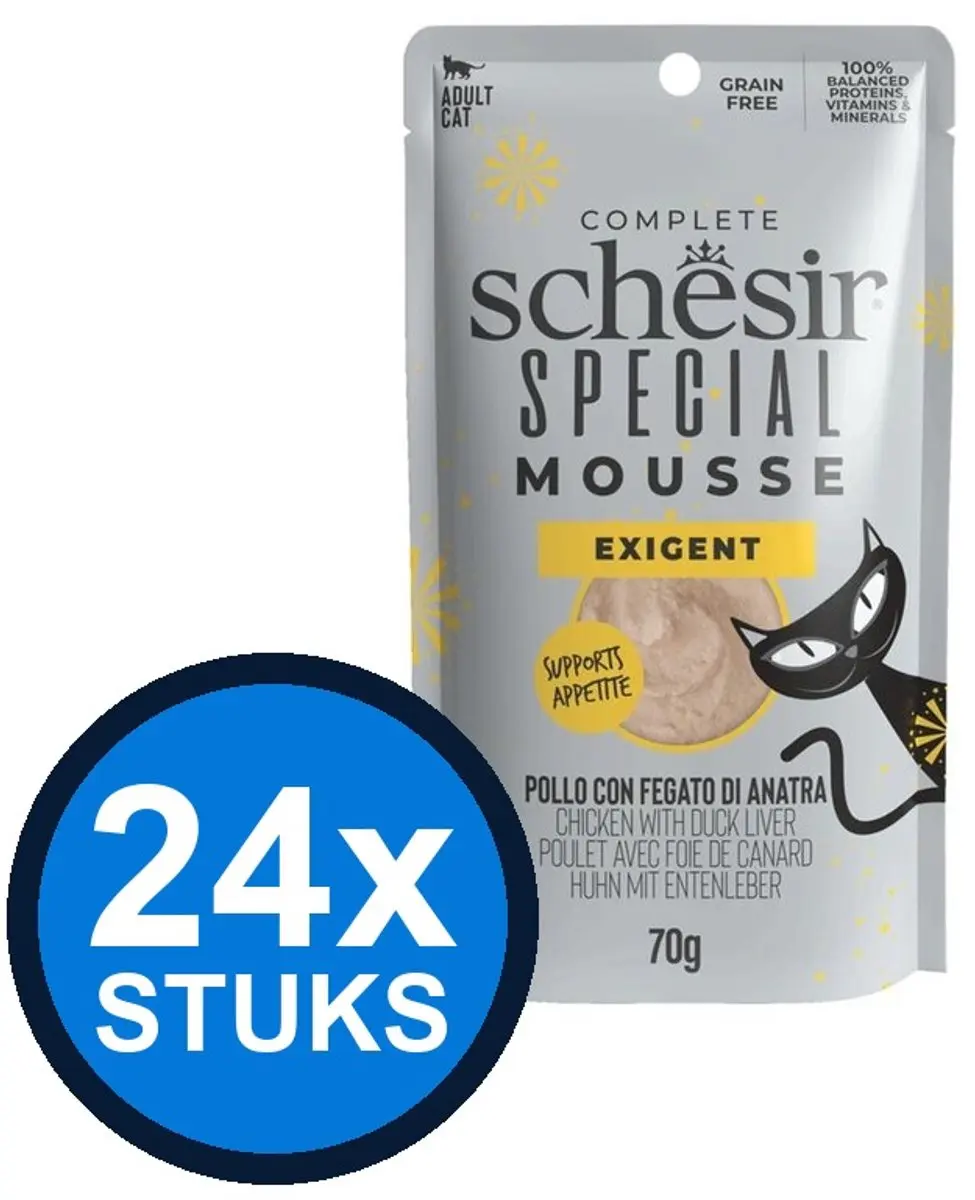 24x Schesir Special Exigent Mousse