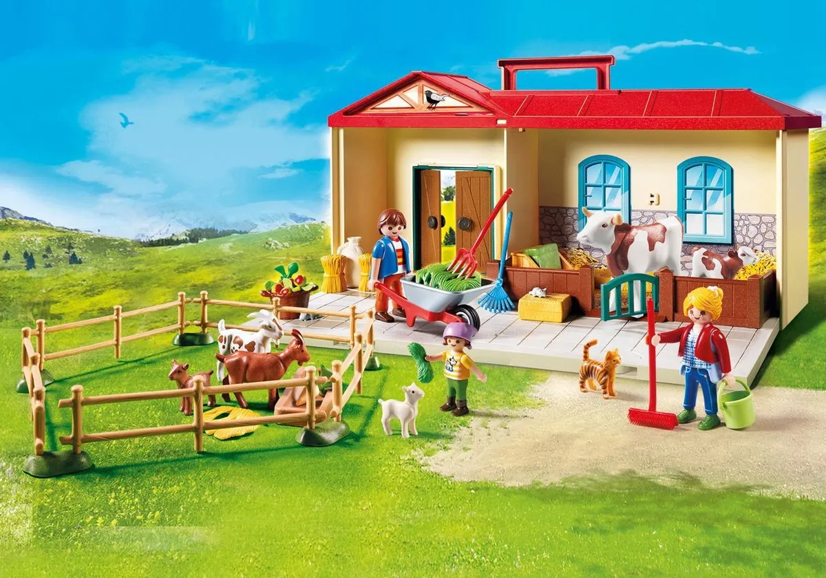 Playmobil Meeneem Boerderij 4897 - Multicolor - afbeelding 4 van 6