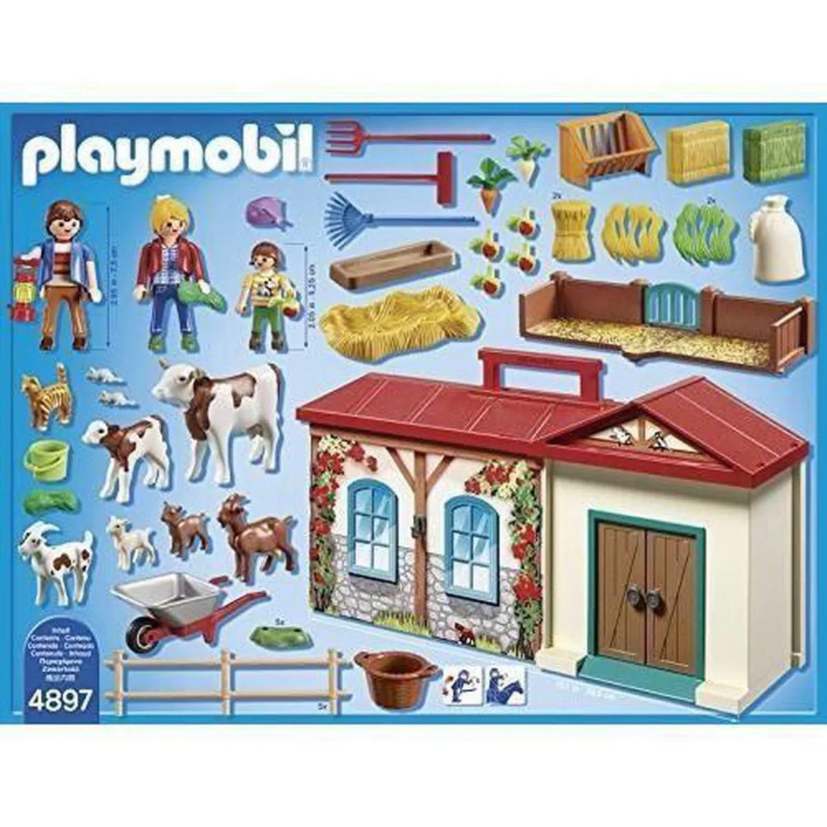 Playmobil Meeneem Boerderij 4897 - Multicolor - afbeelding 3 van 6