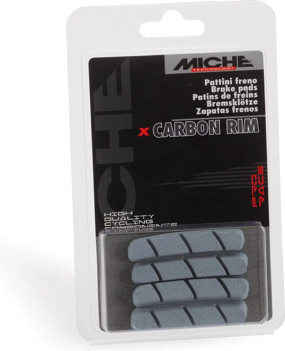 Miche Remblokken V/Carb Wielen - 4 Stuks - Zwart - afbeelding 2 van 3
