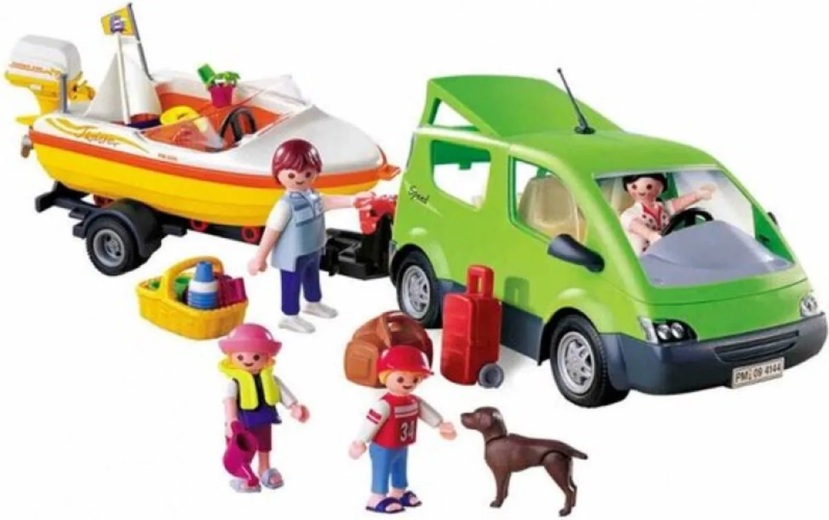 Playmobil Gezinswagen met boot 4144 - Meerkleurig - afbeelding 6 van 6