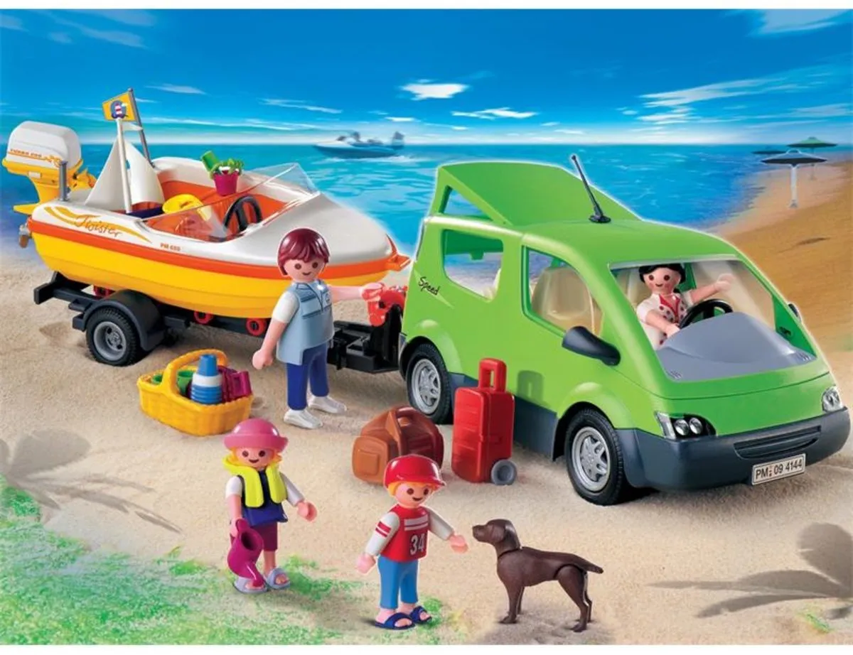 Playmobil Gezinswagen met boot 4144