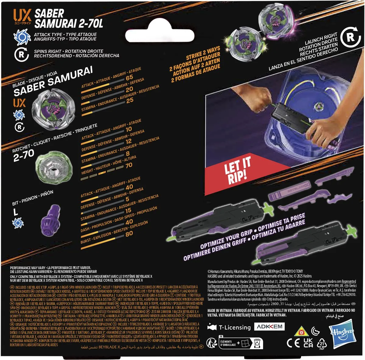 Hasbro Beyblade BBX Deluxe Launcher G1862EU4 - Multicolor - afbeelding 2 van 4
