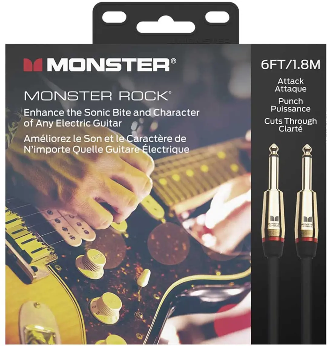 Monster Cable Rock Gitaarkabel 600626 - 1.8m - Zwart - afbeelding 6 van 6