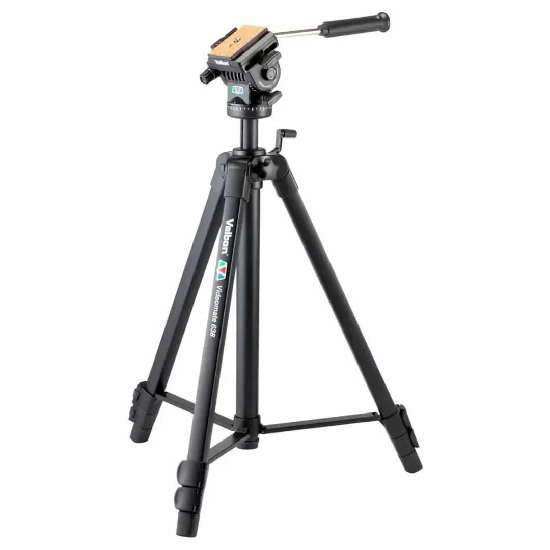 Velbon Videomate 638F Video Statief VB360243 - 4 Secties - Zwart
