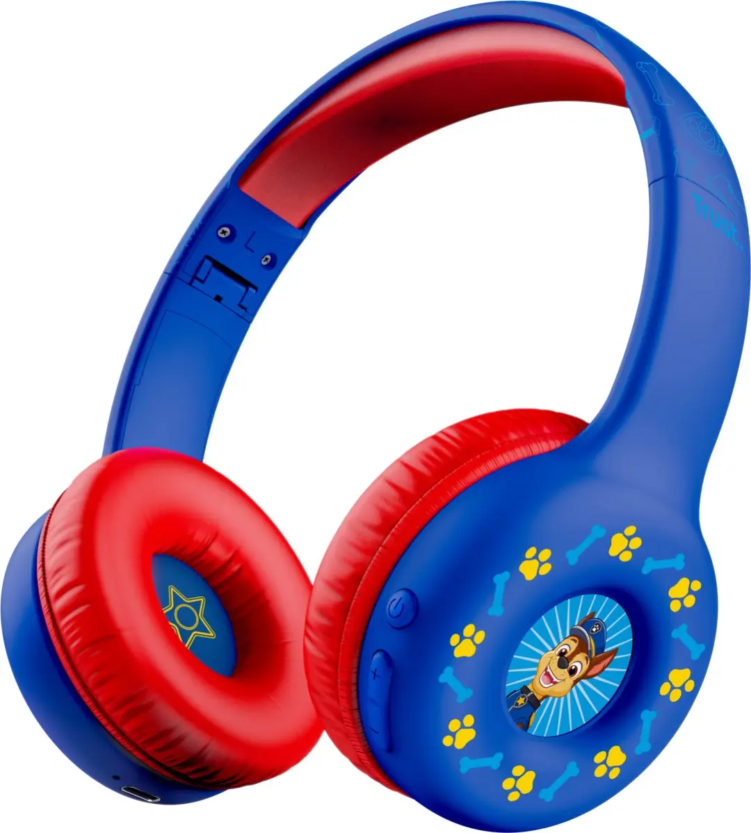Trust Nouna PAW Patrol Draadloze Kinderkoptelefoon Blauw