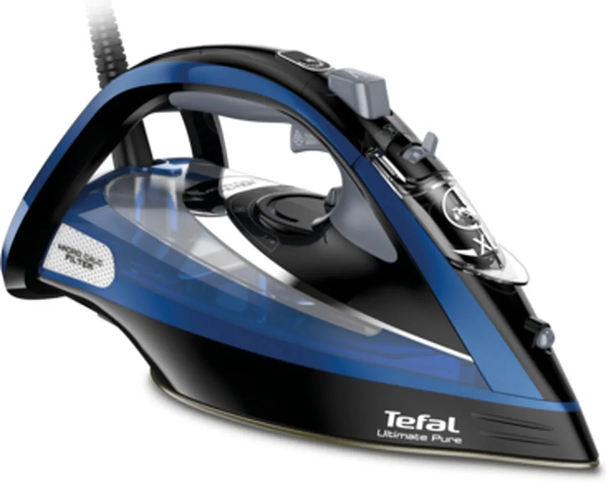 Tefal FV9848E0 Stoomstrijkijzer 3200W - Zwart/Blauw/Metallic - afbeelding 6 van 6
