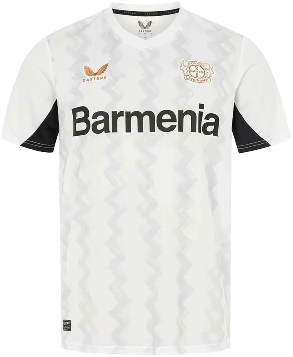 Castore Bayer Leverkusen 24/25 Replica Weg T-shirt Met Korte Mouwen Wit XL Man