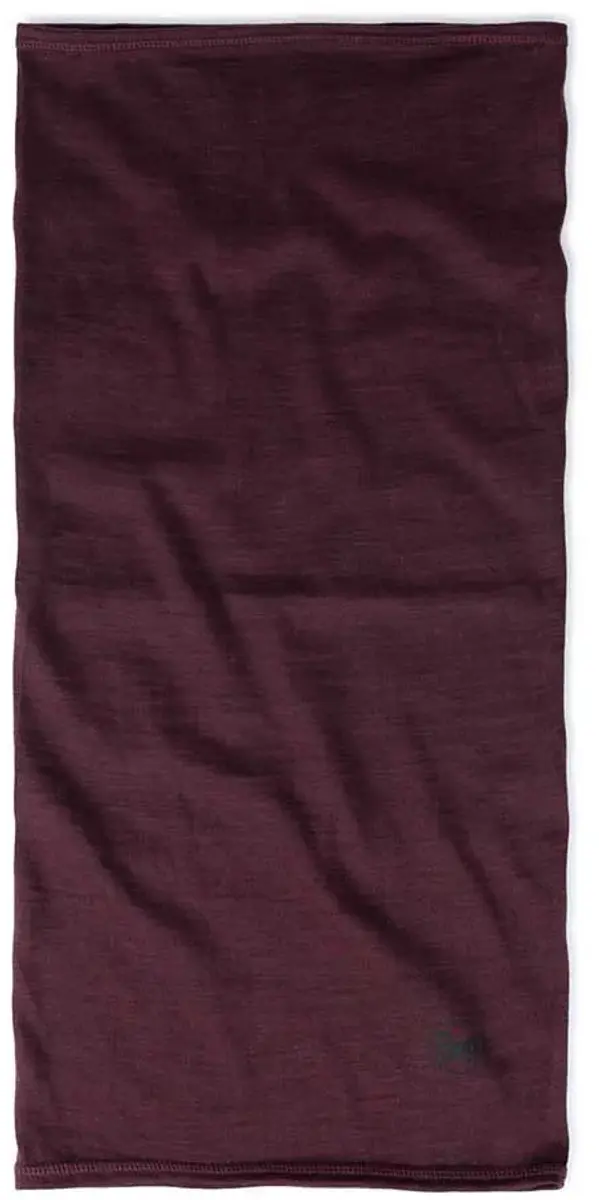 Buff Merino Lightweight Nekwarmer - SOLID GARNET - One Size