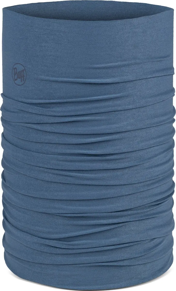 Buff Original EcoStretch SOLID WATER Nekwarmer - Blauw