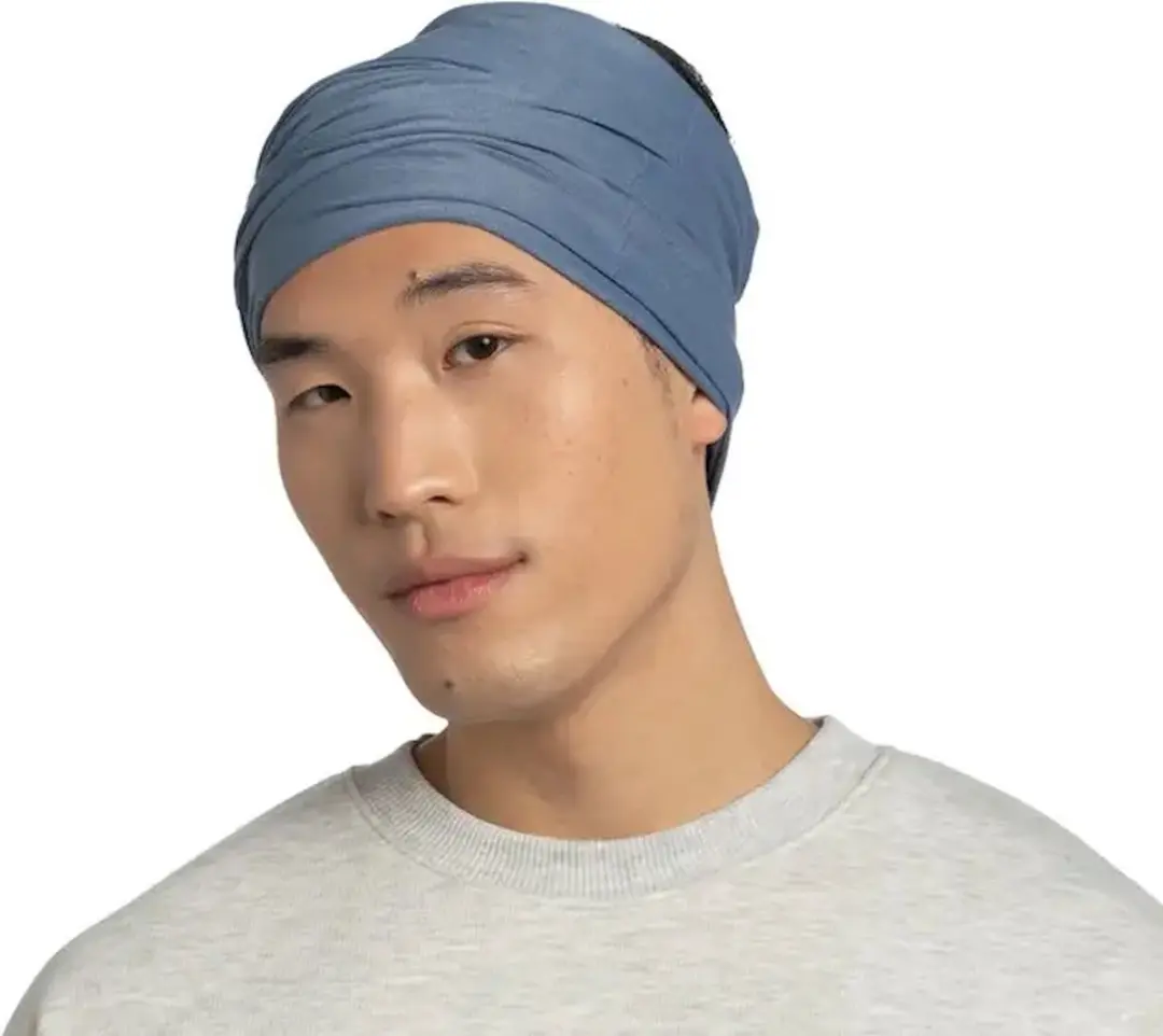 Buff Original EcoStretch SOLID WATER Nekwarmer - Blauw