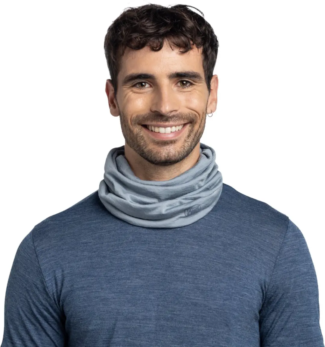 Buff Merino Lightweight Nekwarmer - Grijs