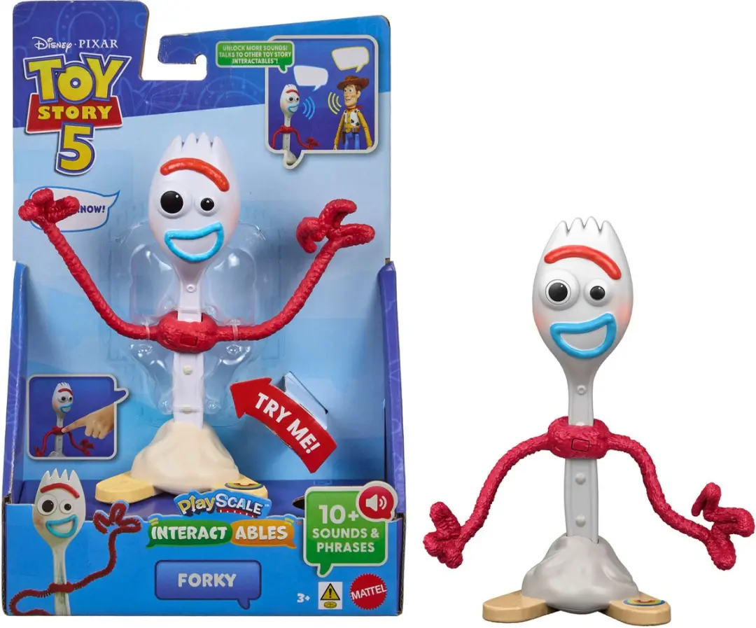 Disney Pixar DISNEY AND PIXAR TOY STORY 5 PLAYSCALE INTERACTABLES Forky