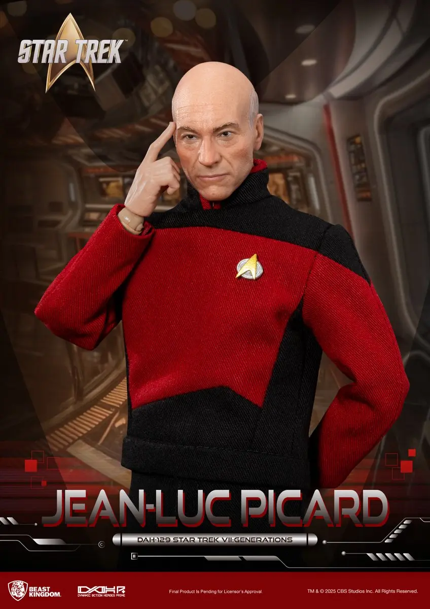 Beast Kingdom Toys Star Trek Generations Action Figure Jean-Luc Picard 20 cm Act