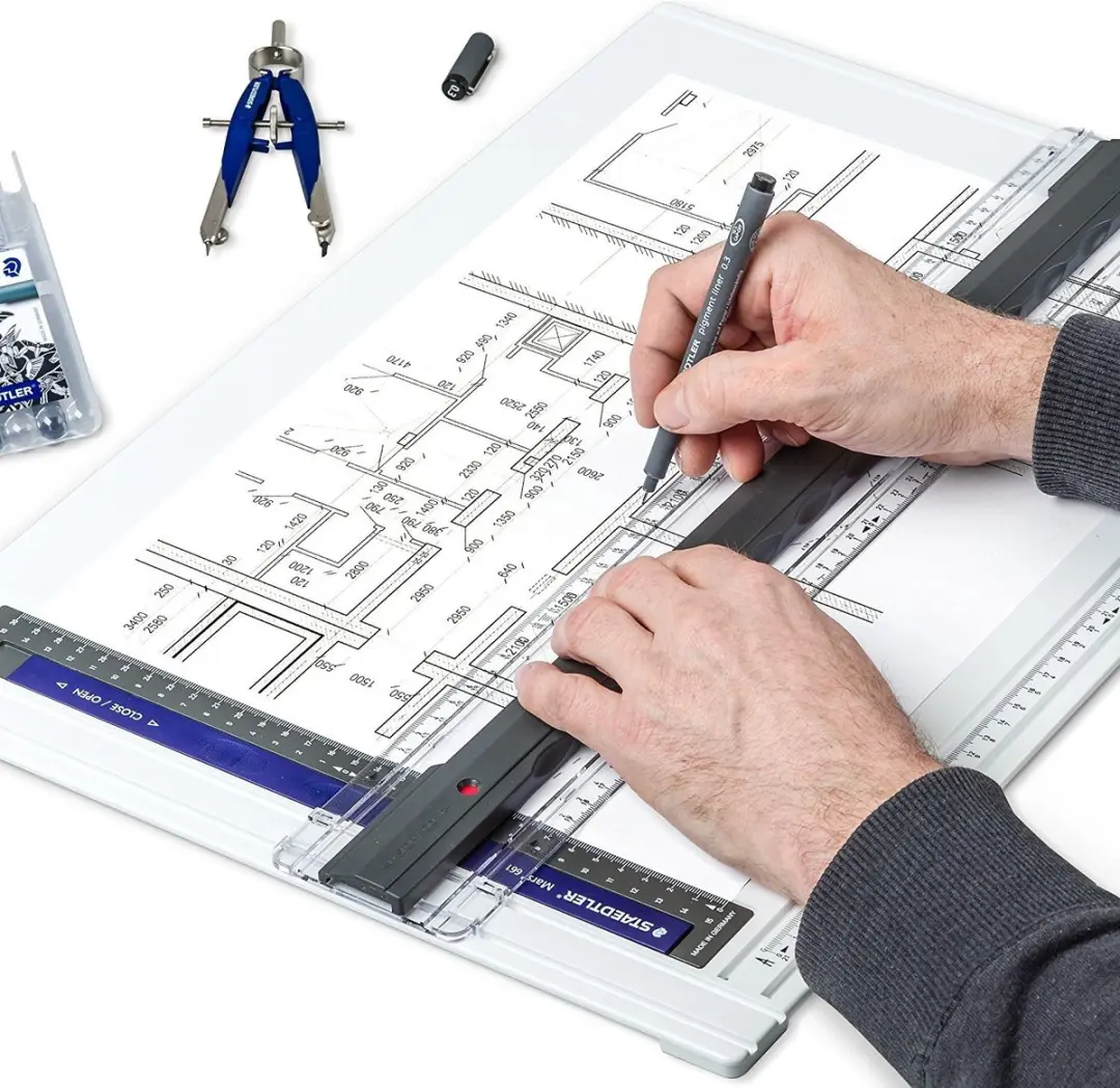 STAEDTLER Mars Tekenplaat A3 - Parallelle Tekenliniaal - afbeelding 3 van 6