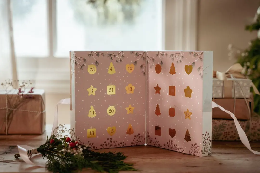 Little Dutch Adventskalender Bambolino Toys Roze - 24 Vakjes - afbeelding 5 van 6