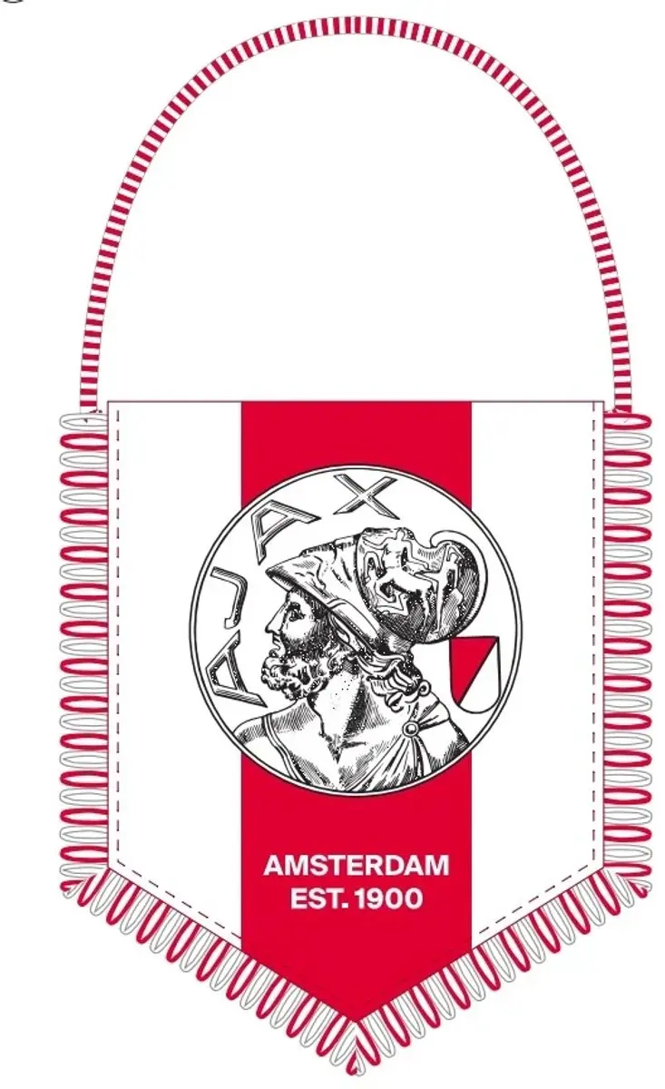 Ajax Banier Oud logo 8x10cm