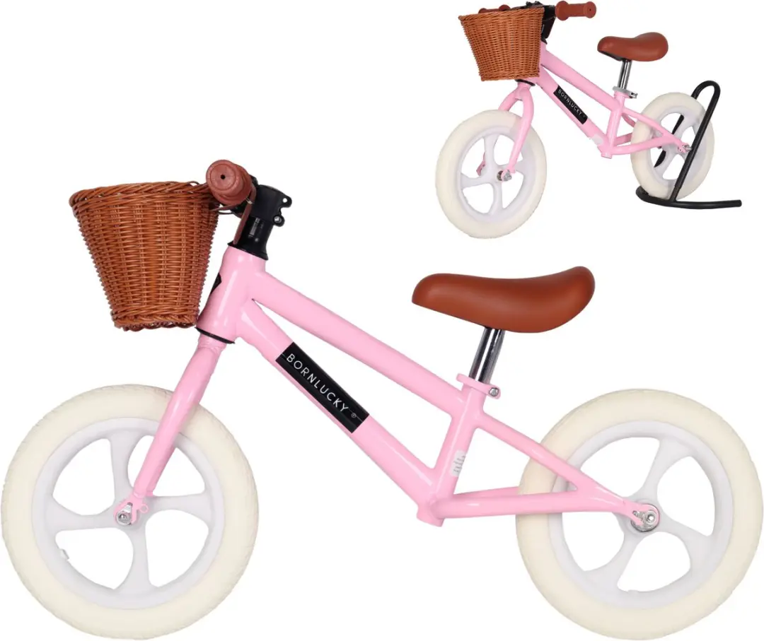 Born Lucky® Loopfiets Met Fietsmand