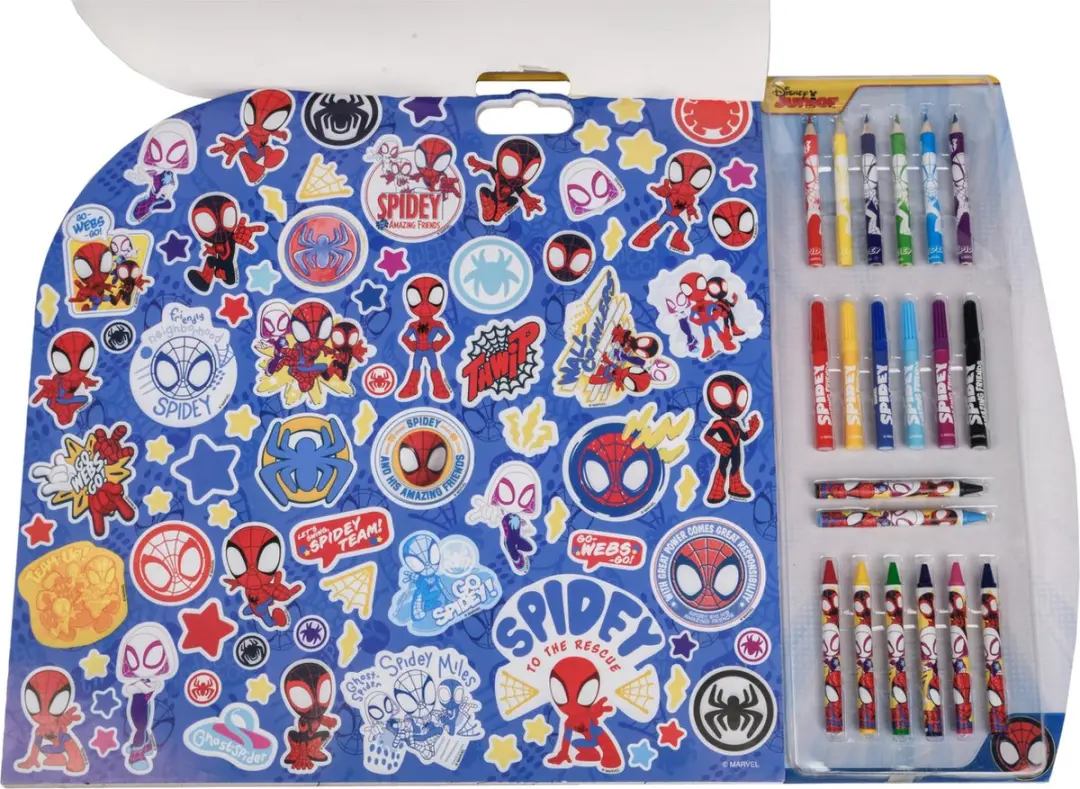 Marvel Spidey 5-in-1 Tekenset - 113-delig Meerkleurig - afbeelding 2 van 4