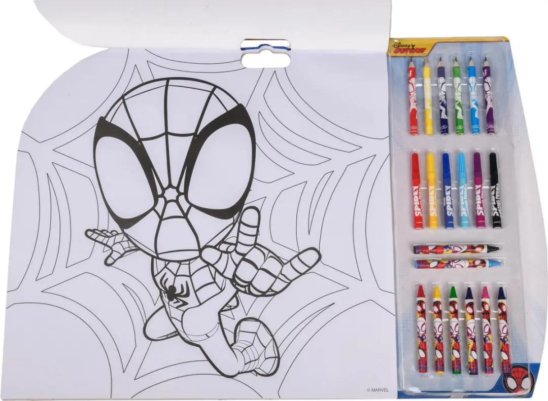Marvel Spidey 5-in-1 Tekenset - 113-delig Meerkleurig - afbeelding 3 van 4