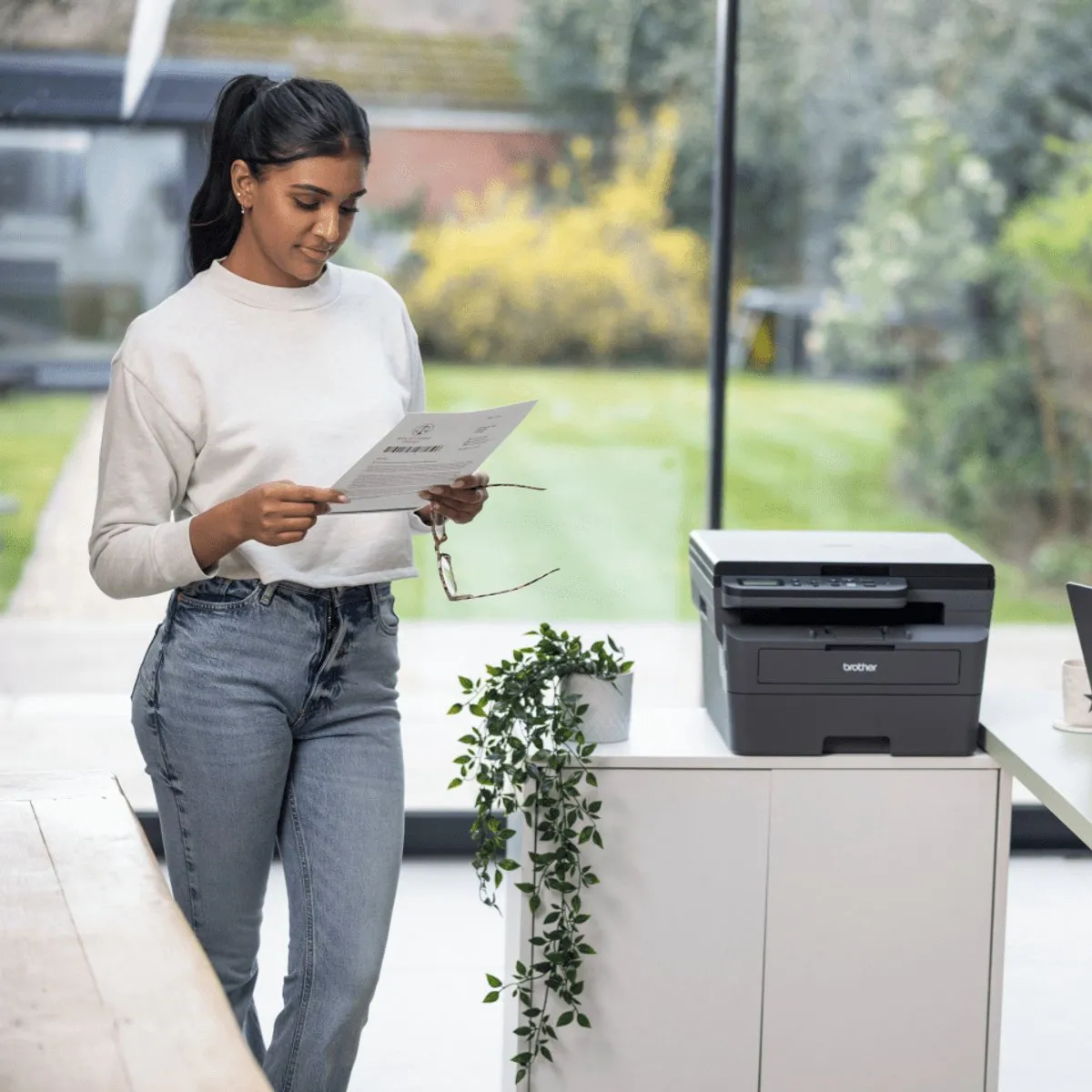 Brother DCP-L2622DW Multifunctionele Printer - Zwart