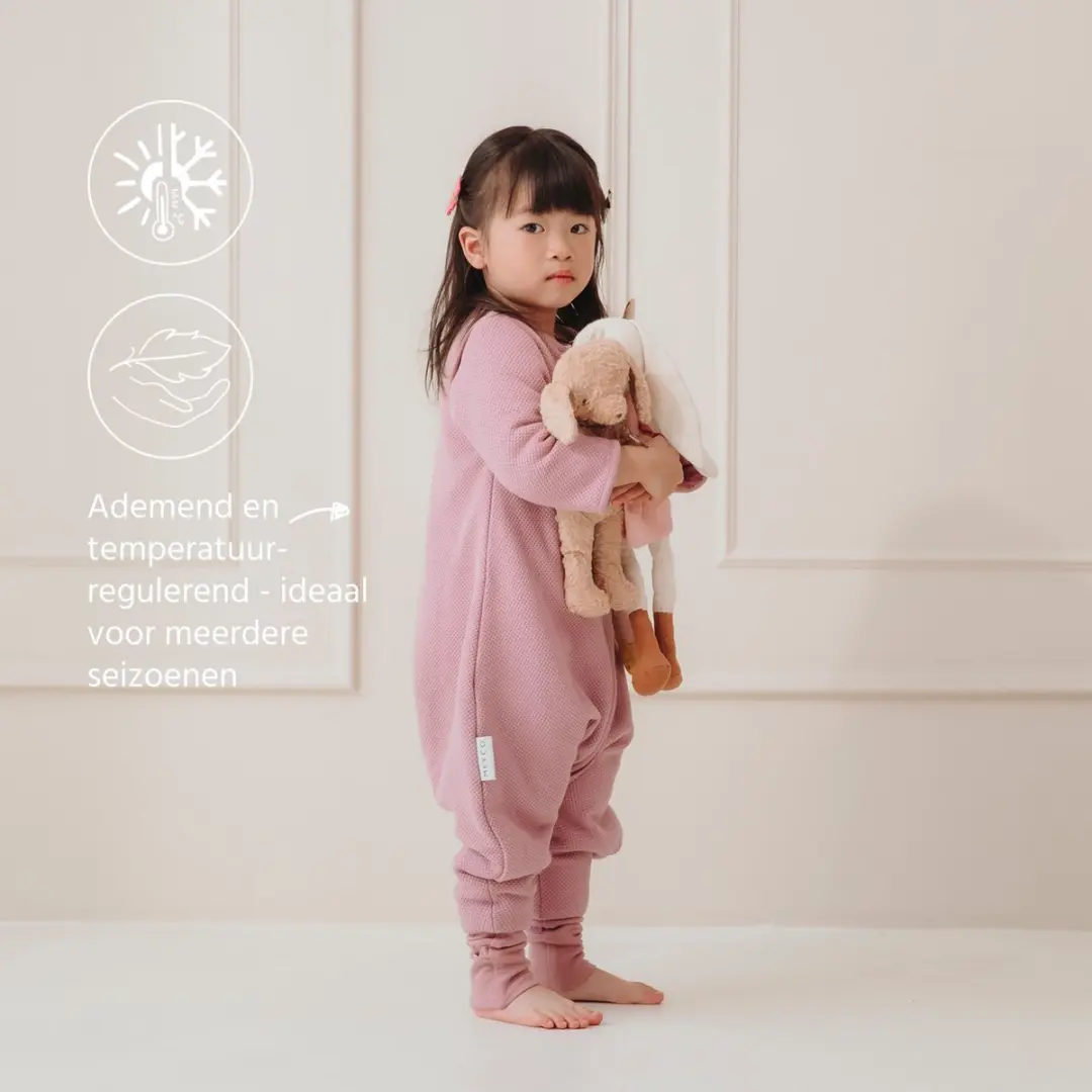 Meyco Studio Collection Slaapoverall 80cm - Purple Pink - afbeelding 2 van 6