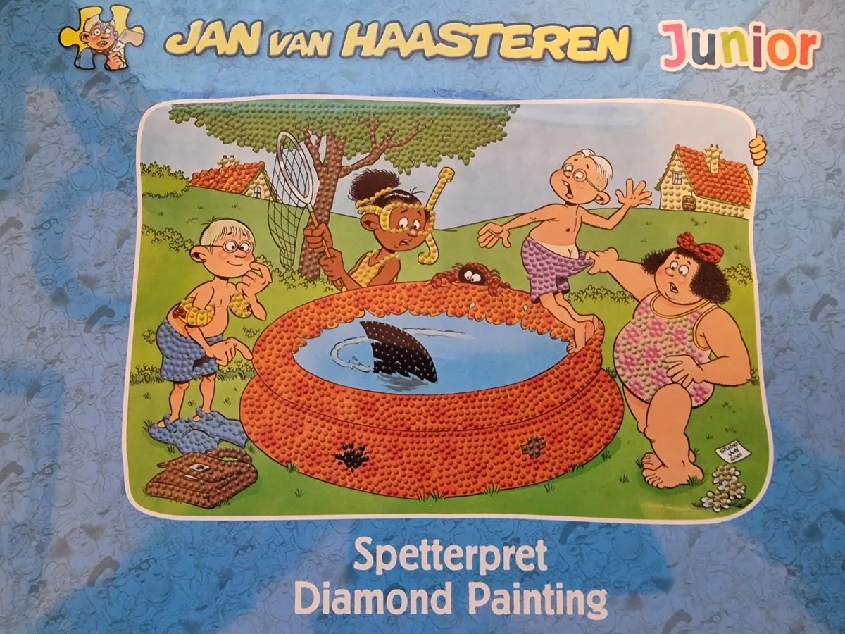 Jan van Haasteren Junior Diamond Painting Spetterpret