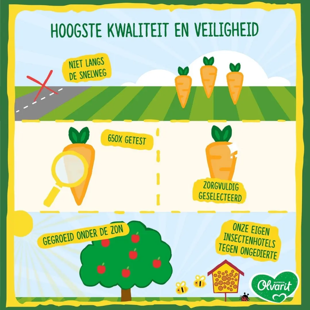 Olvarit Groentehapje Wortel 125g - afbeelding 6 van 6