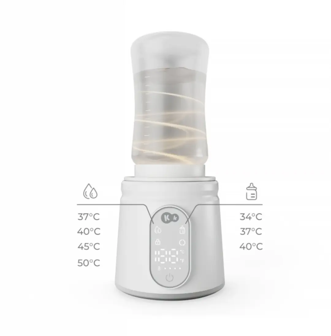 KinderKraft MICARE Flessenwarmer - Wit - afbeelding 4 van 6