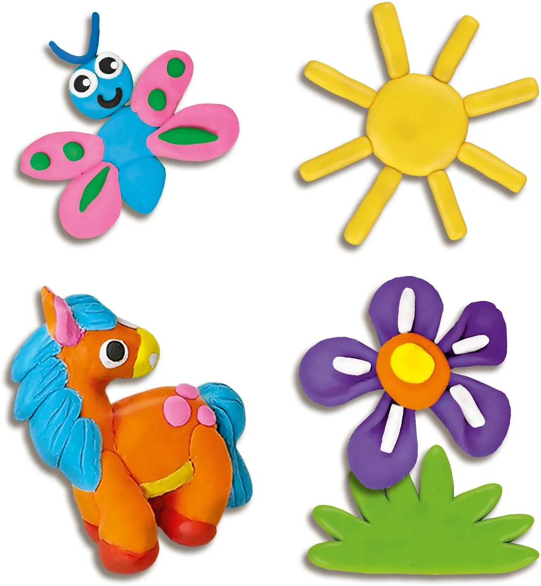 SES Creative Infinity Klei 15 Stuks - 12 Kleuren Multicolor