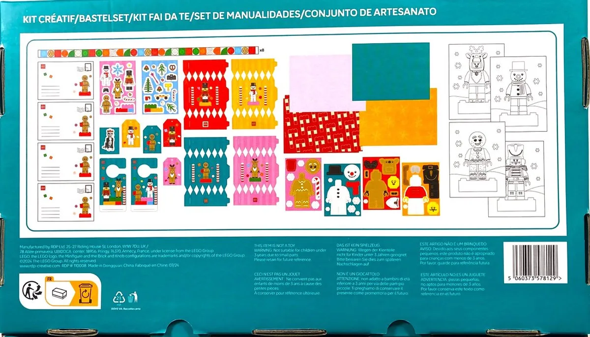 LEGO Kerst Knutselset - Multicolor