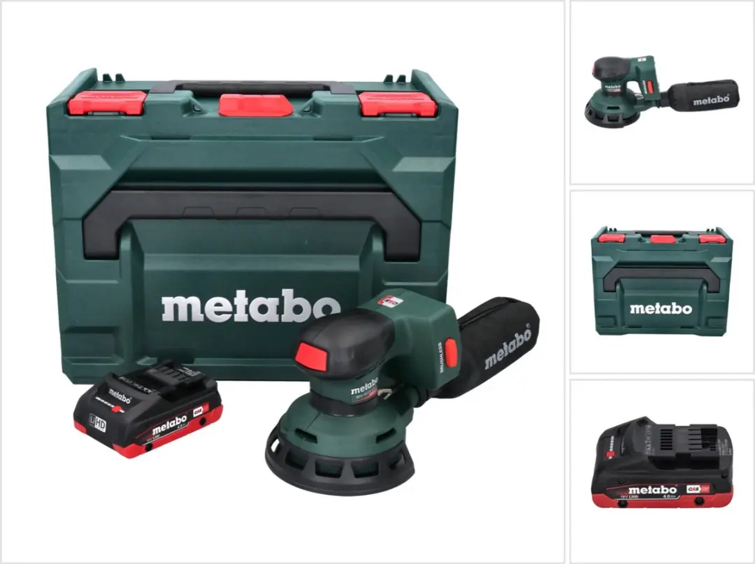 Metabo SXA 18 LTX 125 BL accu excenterschuurmachine 18 V 125 mm borstelloos + 1x