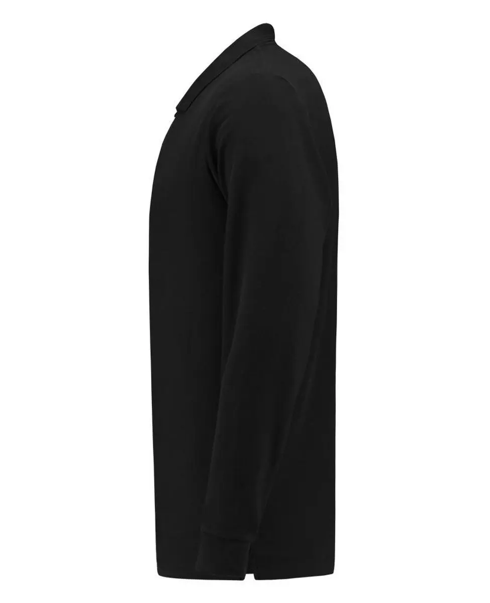 Tricorp Poloshirt Lange Mouw 201009 - Zwart - 5XL - afbeelding 4 van 5