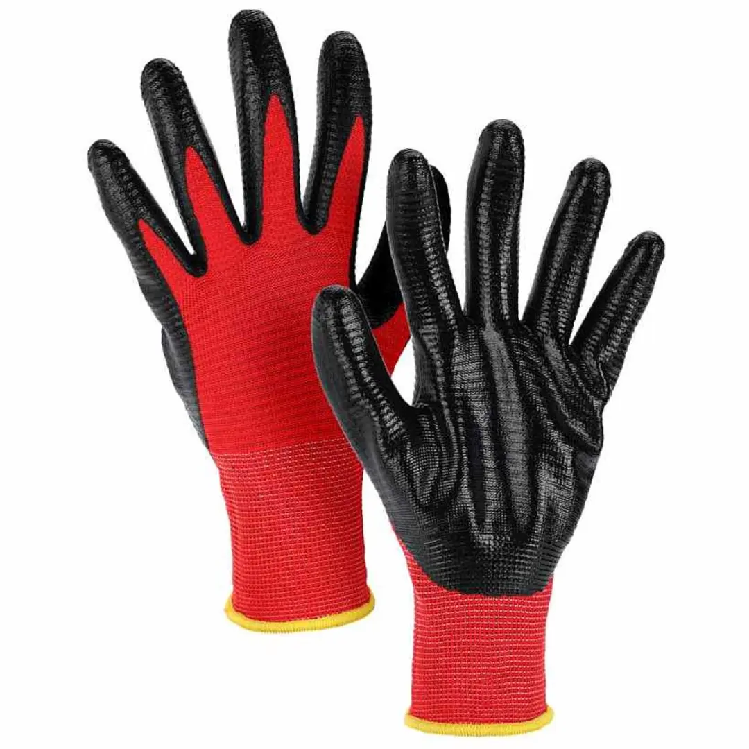 Werkhandschoenen van nitril, set van 6 paar XL