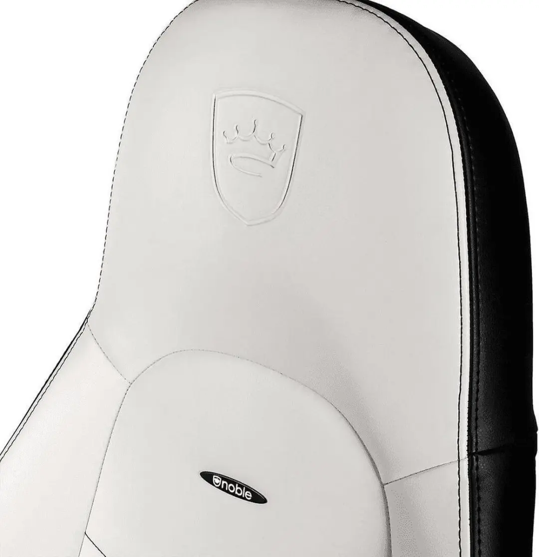 Noblechairs ICON NBL-ICN-PU-WBK Gaming Stoel - Zwart/Wit - afbeelding 4 van 6