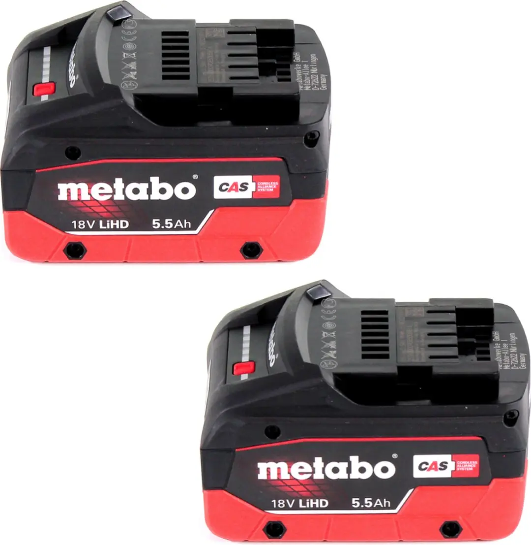 Metabo AG 18 Accu-Blazer 18V - 2x 5,5Ah LiHD Accu + Oplader - afbeelding 3 van 5
