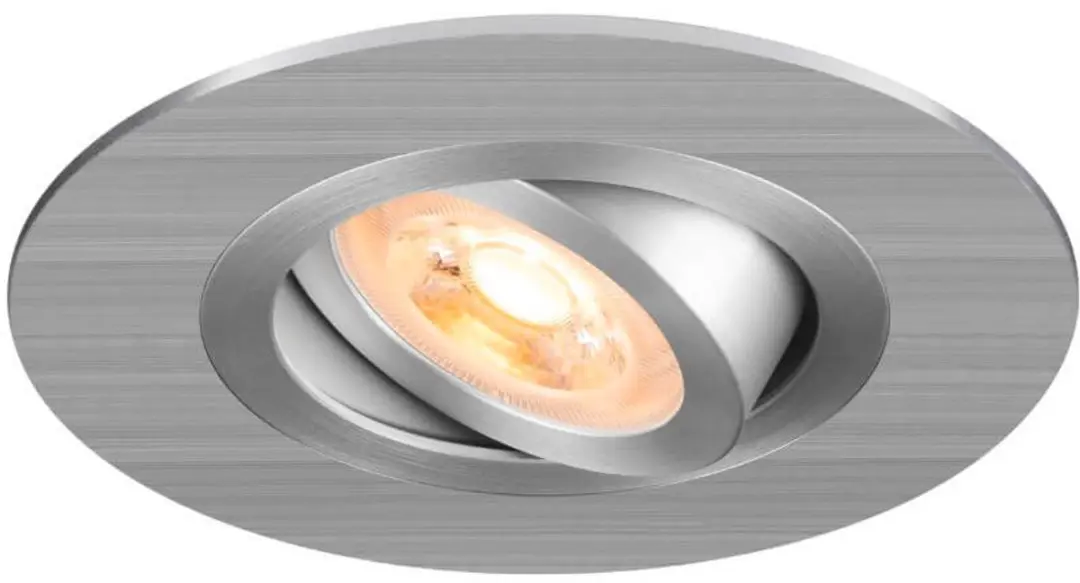 SLV Inbouwspot GU10 10W Kantelbaar