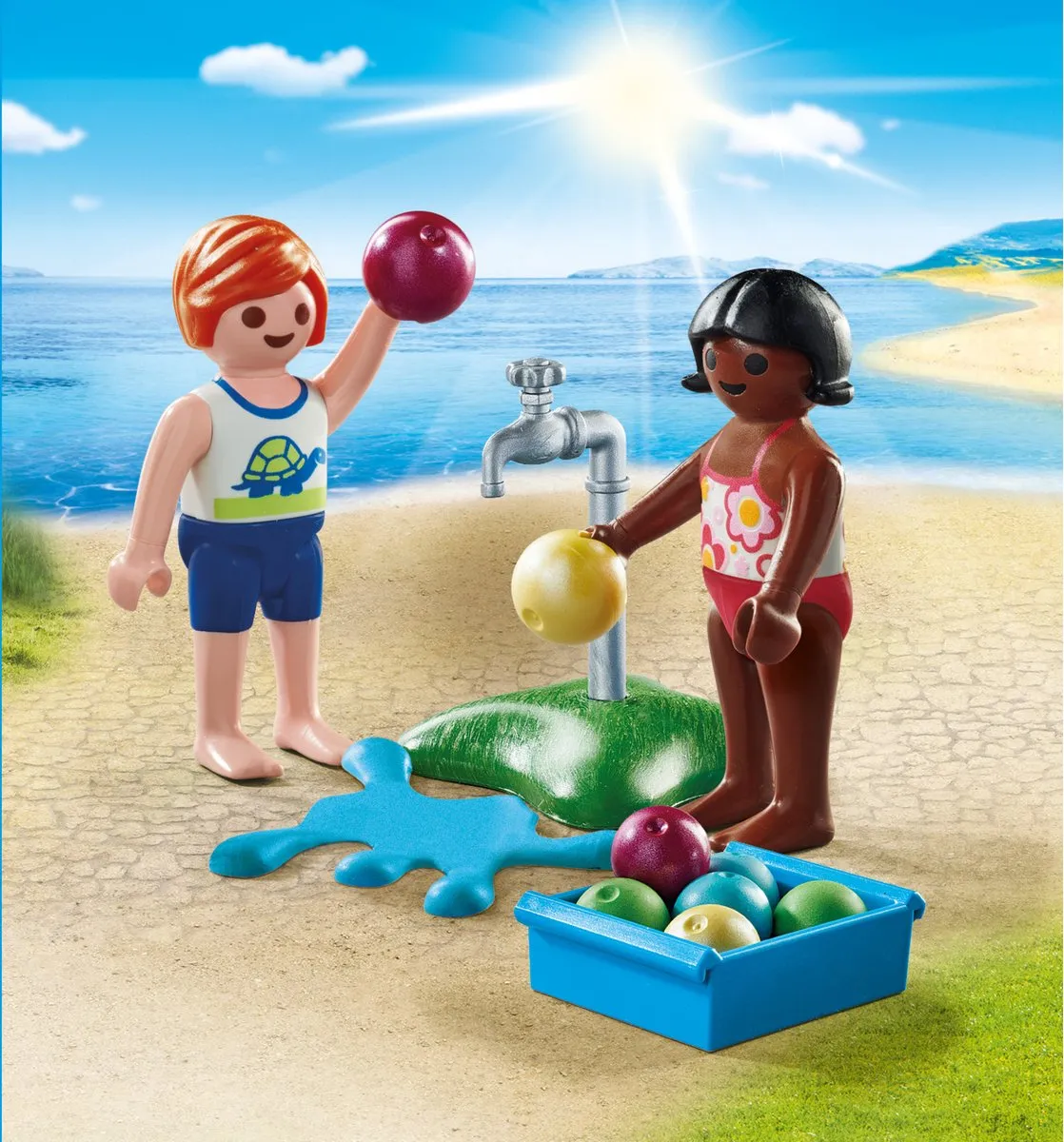 Playmobil Special Plus Kinderen met waterballonnen 71166 - Multicolor