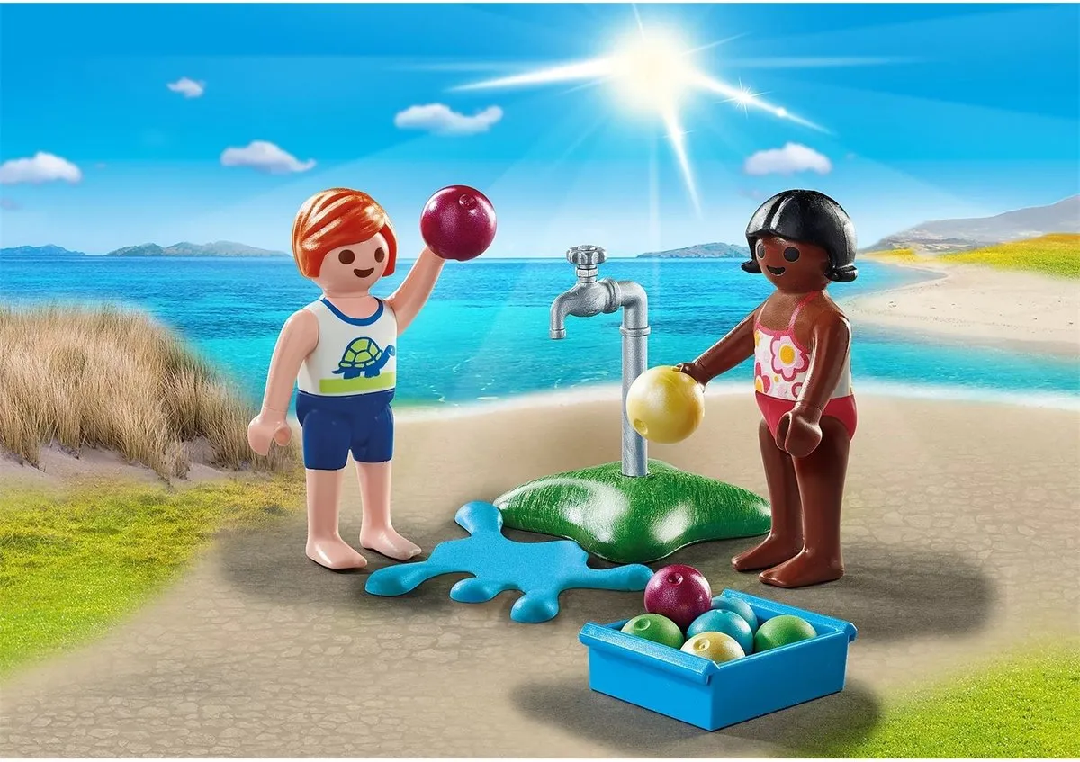 Playmobil Special Plus Kinderen met waterballonnen 71166 - Multicolor