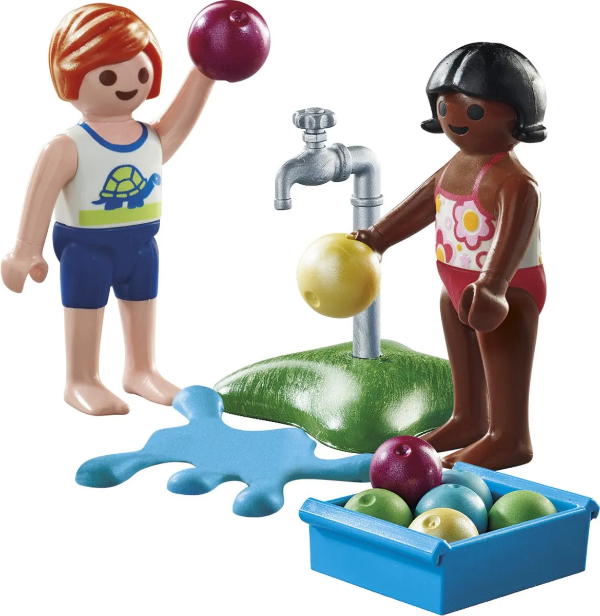 Playmobil Special Plus Kinderen met waterballonnen 71166 - Multicolor